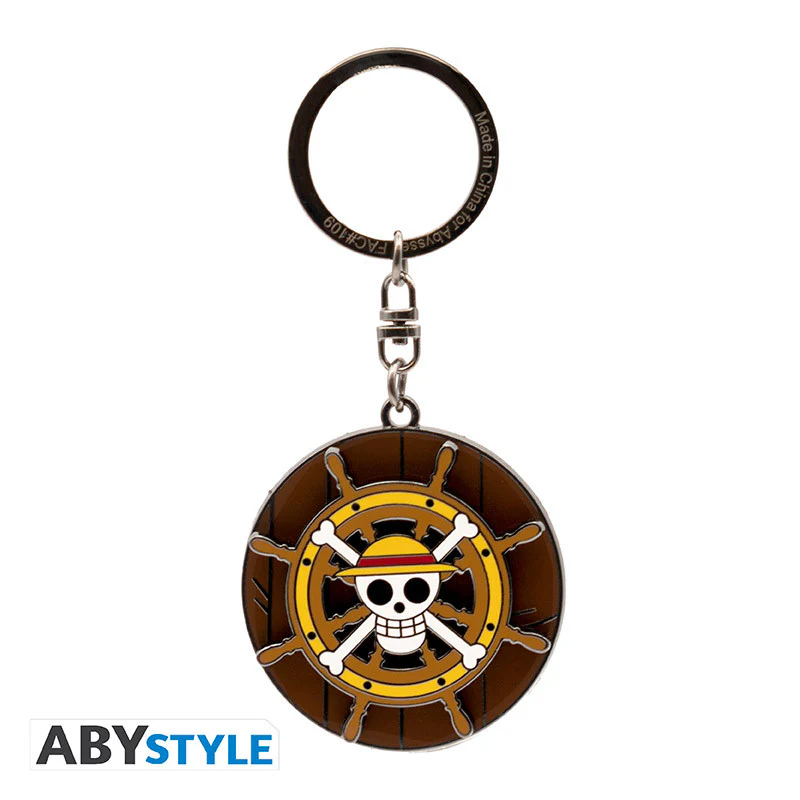 Portachiavi Timone rotante Thousand Sunny One Piece