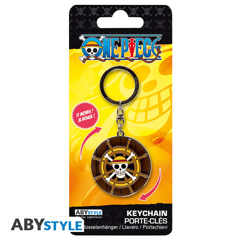 Portachiavi Timone rotante Thousand Sunny One Piece - Image 2