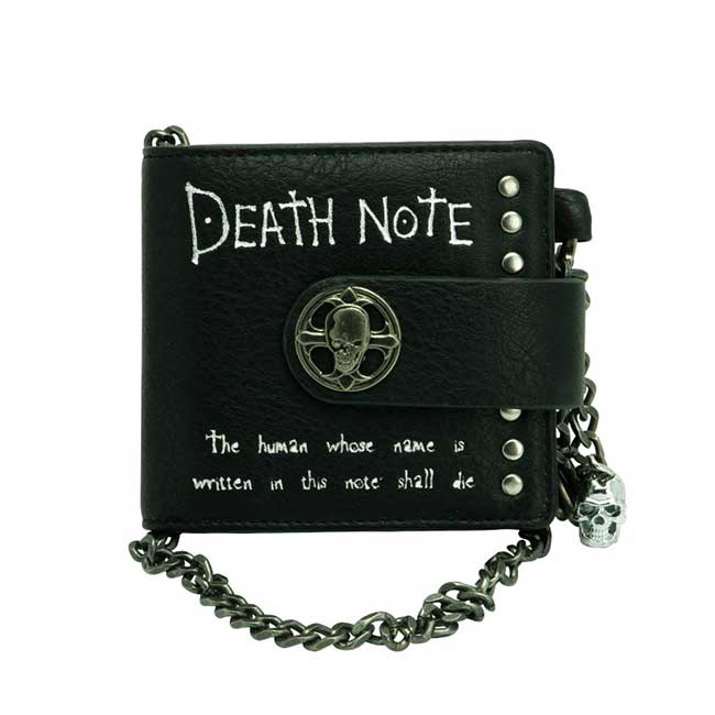 Portafoglio Premium con catena Death Note