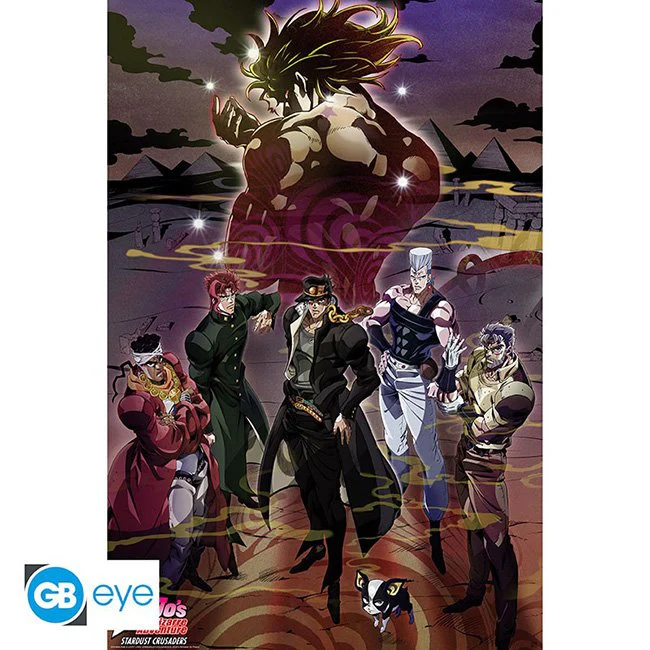 Poster Jojo s Bizzare Adventure Stardust Crusaders 91x61 cm