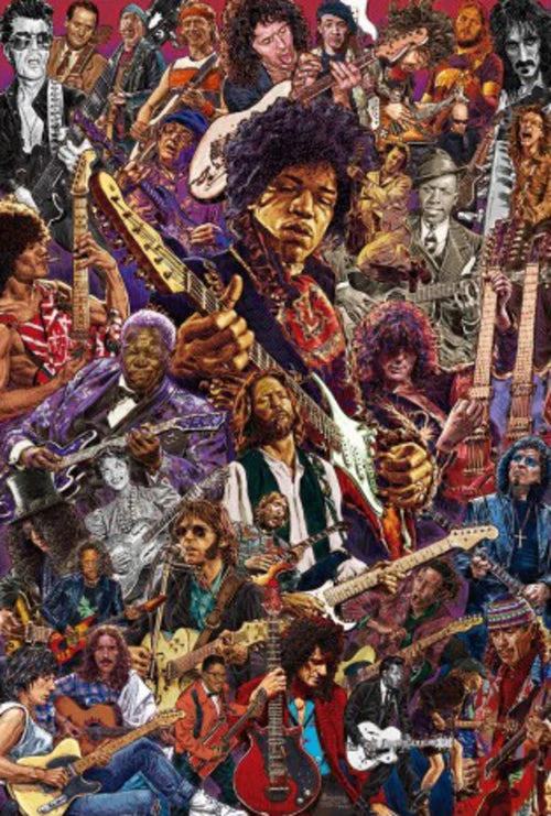 Poster Legendary Guitarists
