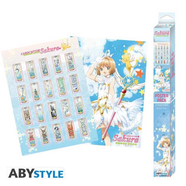 Poster pack 2 Cardraptor Sakura Carte Sakura 52x38