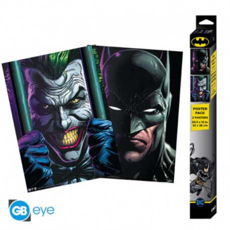 Poster pack 2 posters Dc Comics Batman Joker 52x38