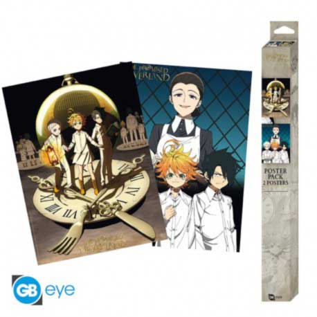 Poster pack 2 posters The Promised Neverland Protagonisti  52x38