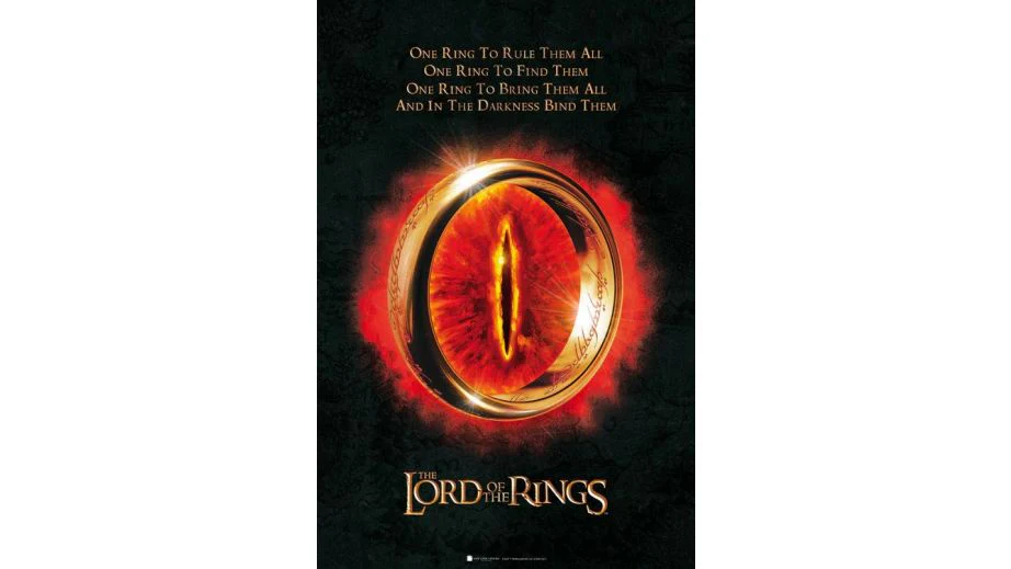 Poster The Lord of the Rings 91x61cm Il Signore degli Anelli
