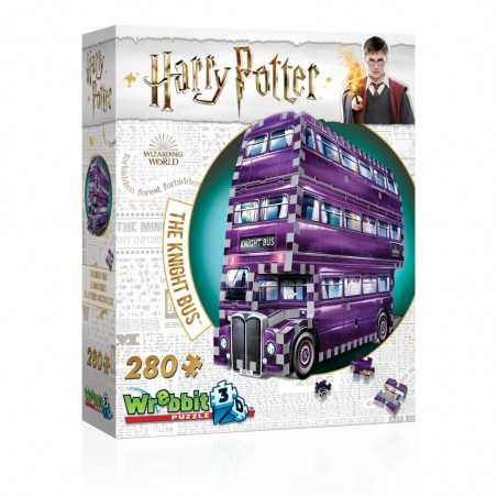 PUZZLE 3D THE KNIGHT BUS Nottetempo Wrebbit 280 PEZZI wizarding world HARRY POTTER età 12+