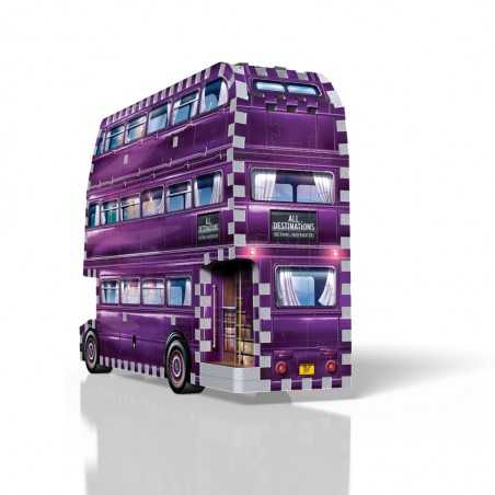 PUZZLE 3D THE KNIGHT BUS Nottetempo Wrebbit 280 PEZZI wizarding world HARRY POTTER età 12+ - Image 2