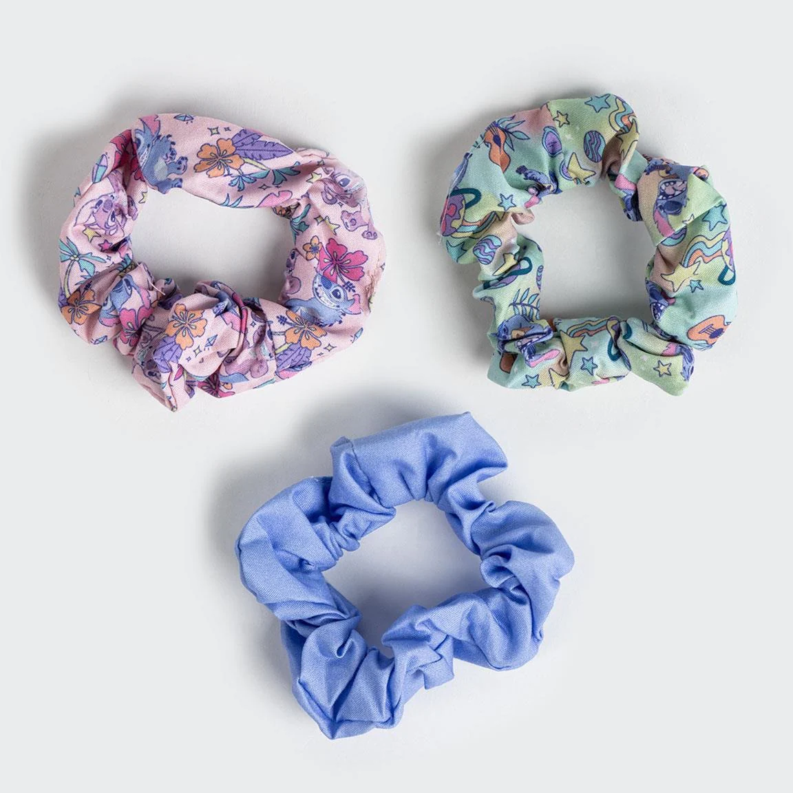 Set 3 elastici per capelli Scrunchies Stitch Lilo e Stitch Disney - Image 3