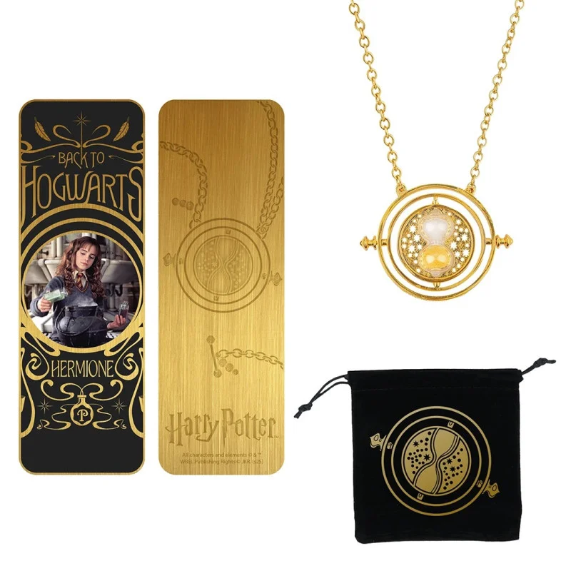 Set Collana Giratempo e Segnalibro Hermione Harry Potter - Image 2