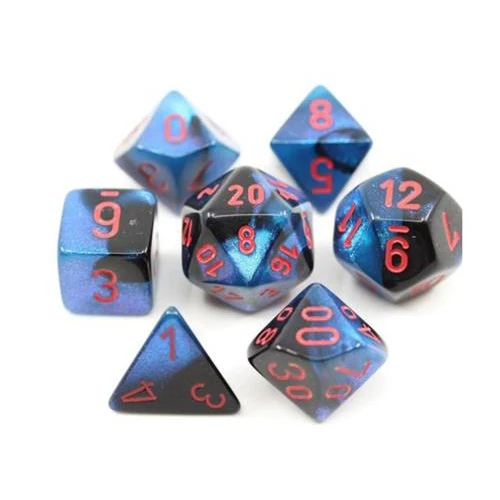 Set di Dadi Mini Gemini Black Starlight Red - Image 2