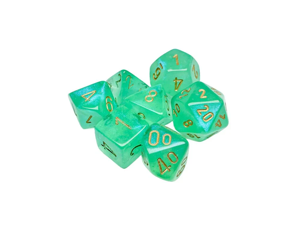 Set di Dadi Light Green Gold Luminary - Image 2