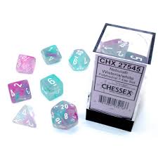 Set di Dadi Nebula Wisteria White Luminary