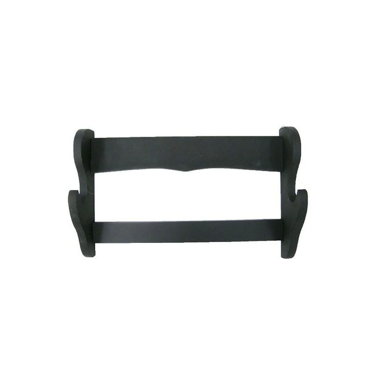 Supporto da muro in legno nero per katana