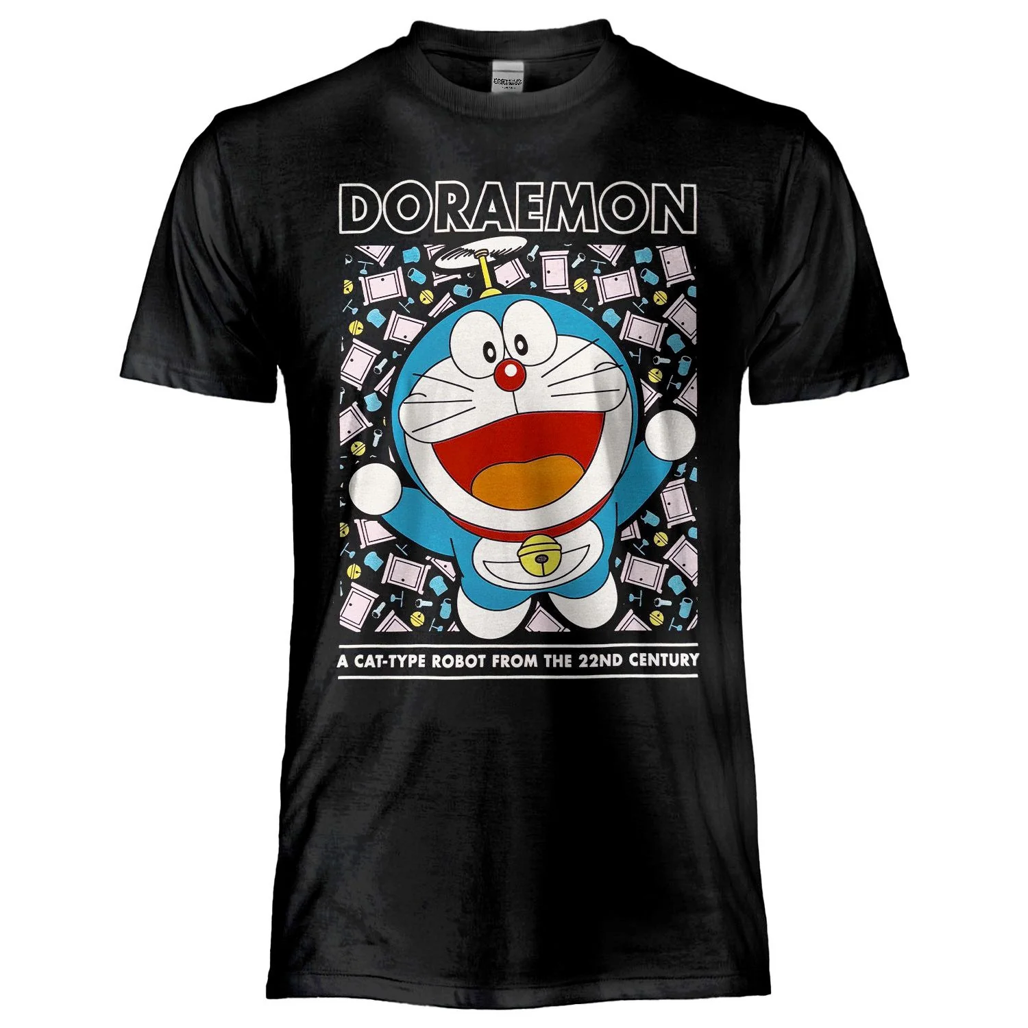 T-Shirt Doraemon Nera