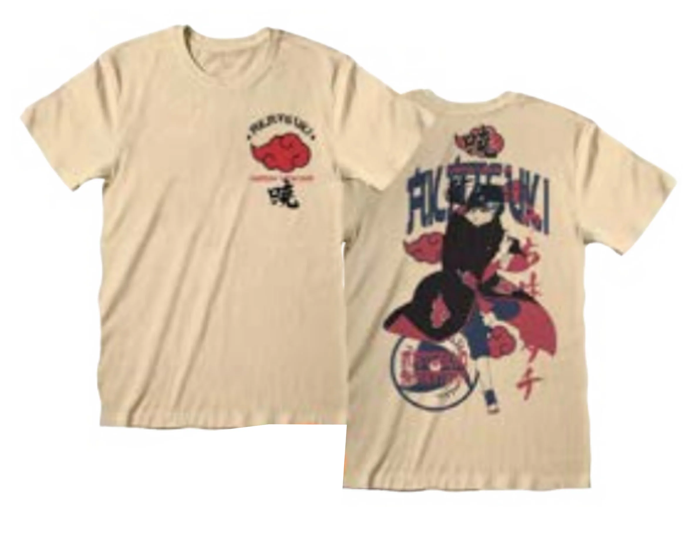 T-Shirt Itachi Uchiha Beige Naruto