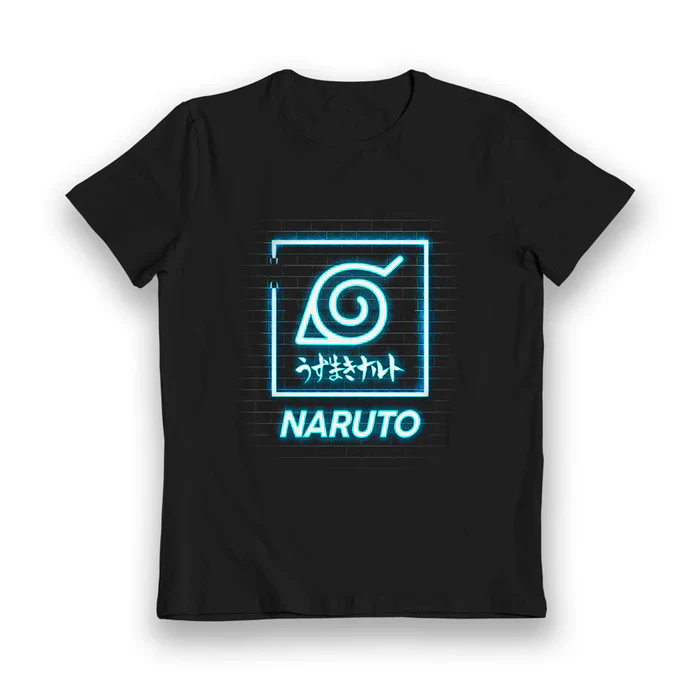 T-Shirt Konoha Glow in the Dark Naruto Shippuden Bambini