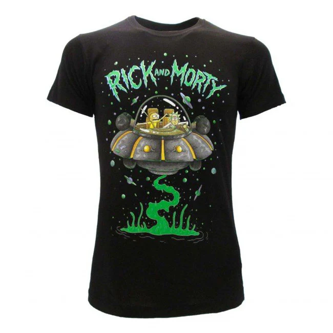T-shirt Rick and Morty navicella
