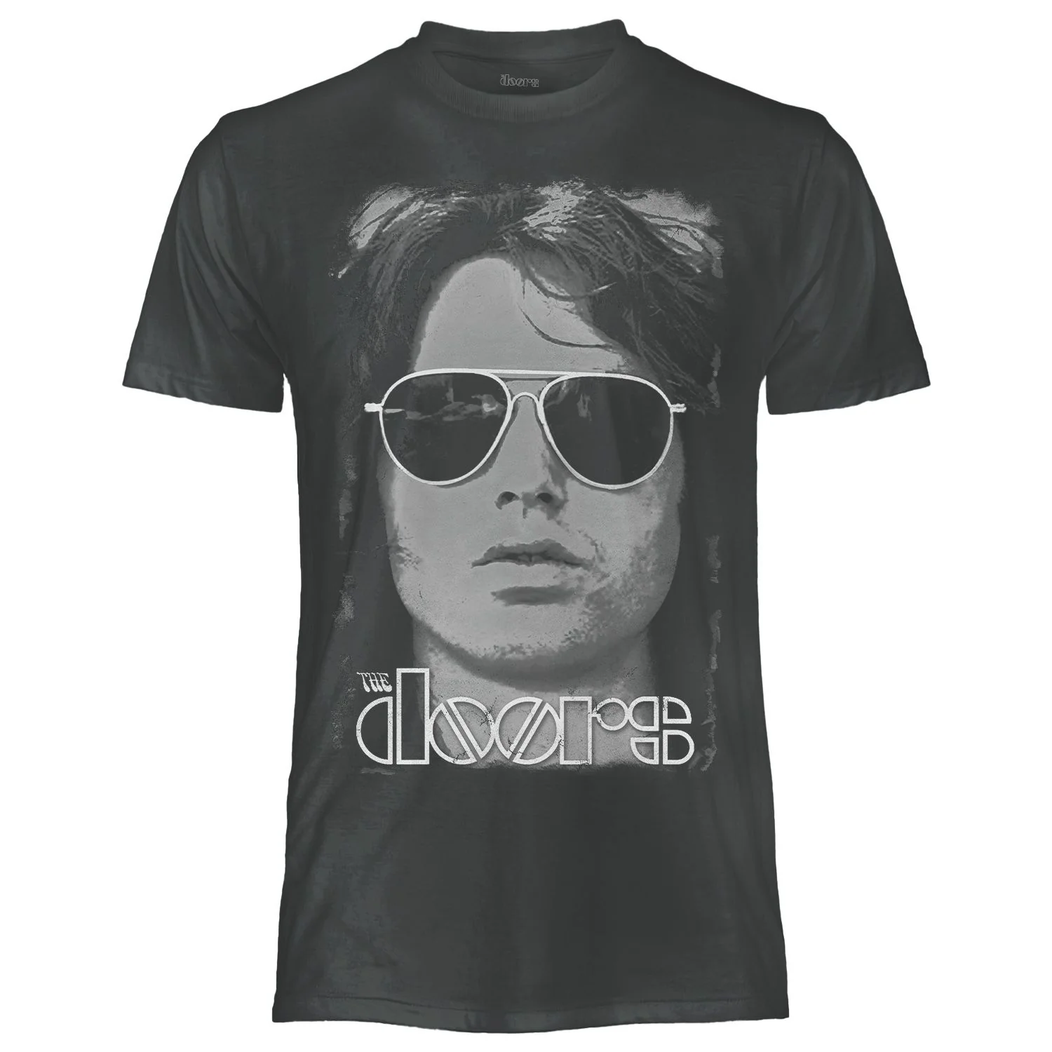T-Shirt The Doors Jim Morrison Grigio Scuro