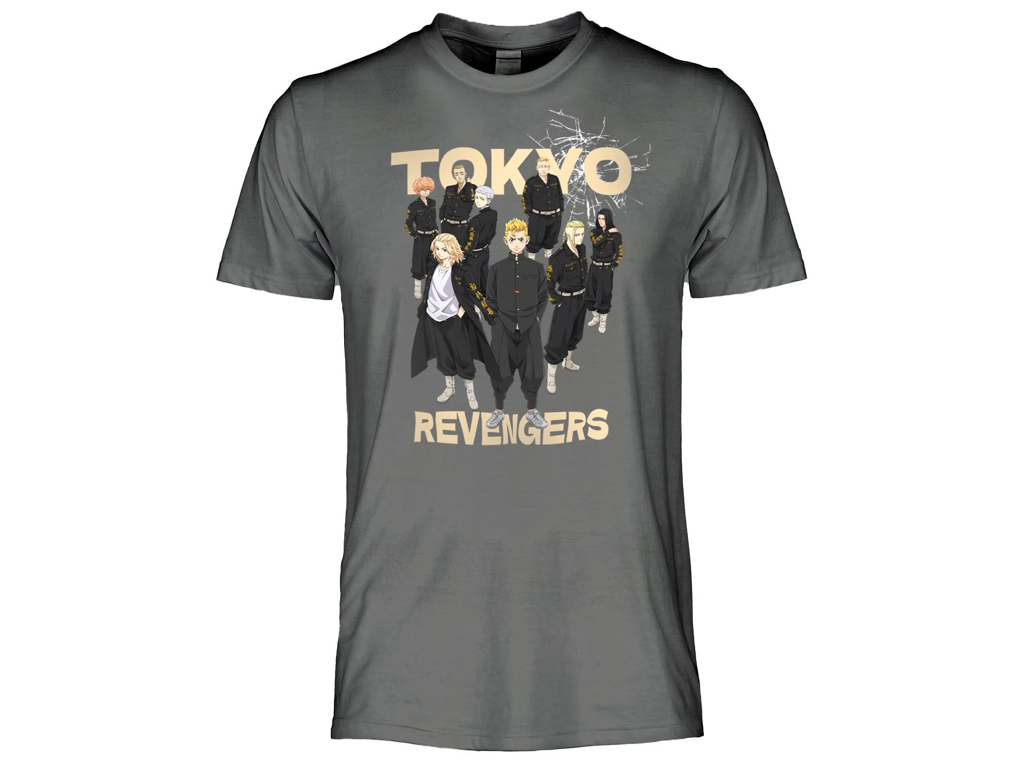 T-Shirt Tokyo Revengers Grigia