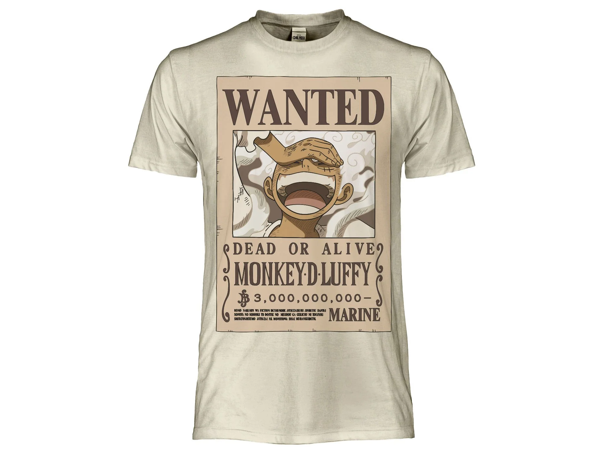T-Shirt Wanted Luffy Gear 5 One Piece