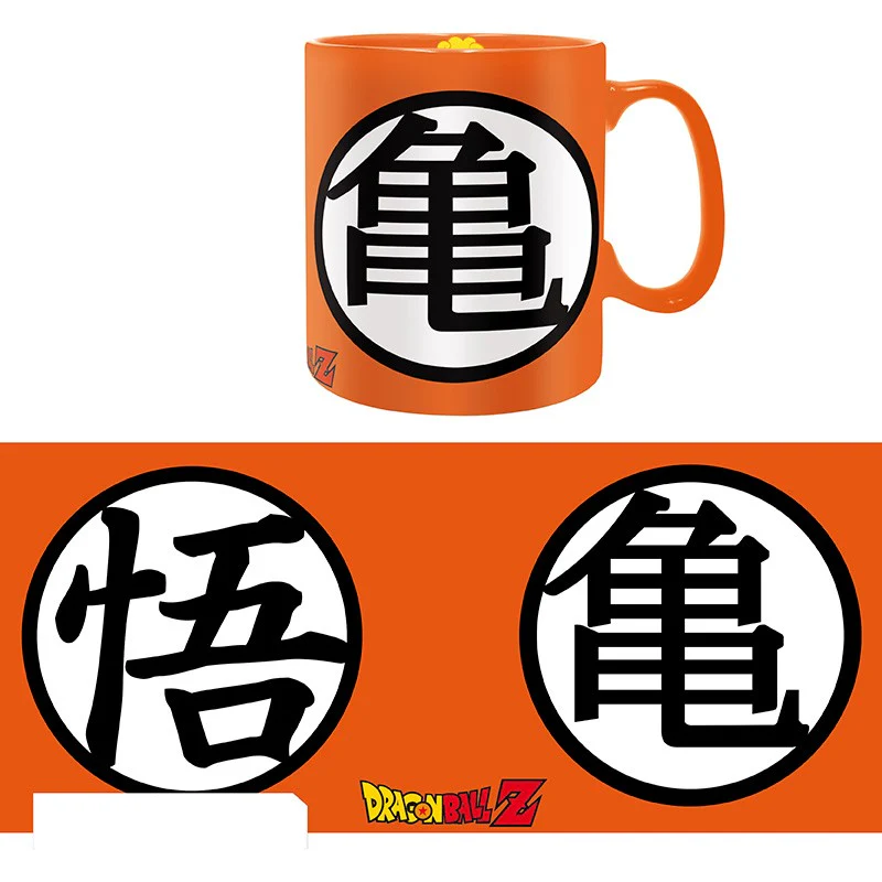Tazza Dragon Ball Z con Kanji Kame e Go arancione - Image 4