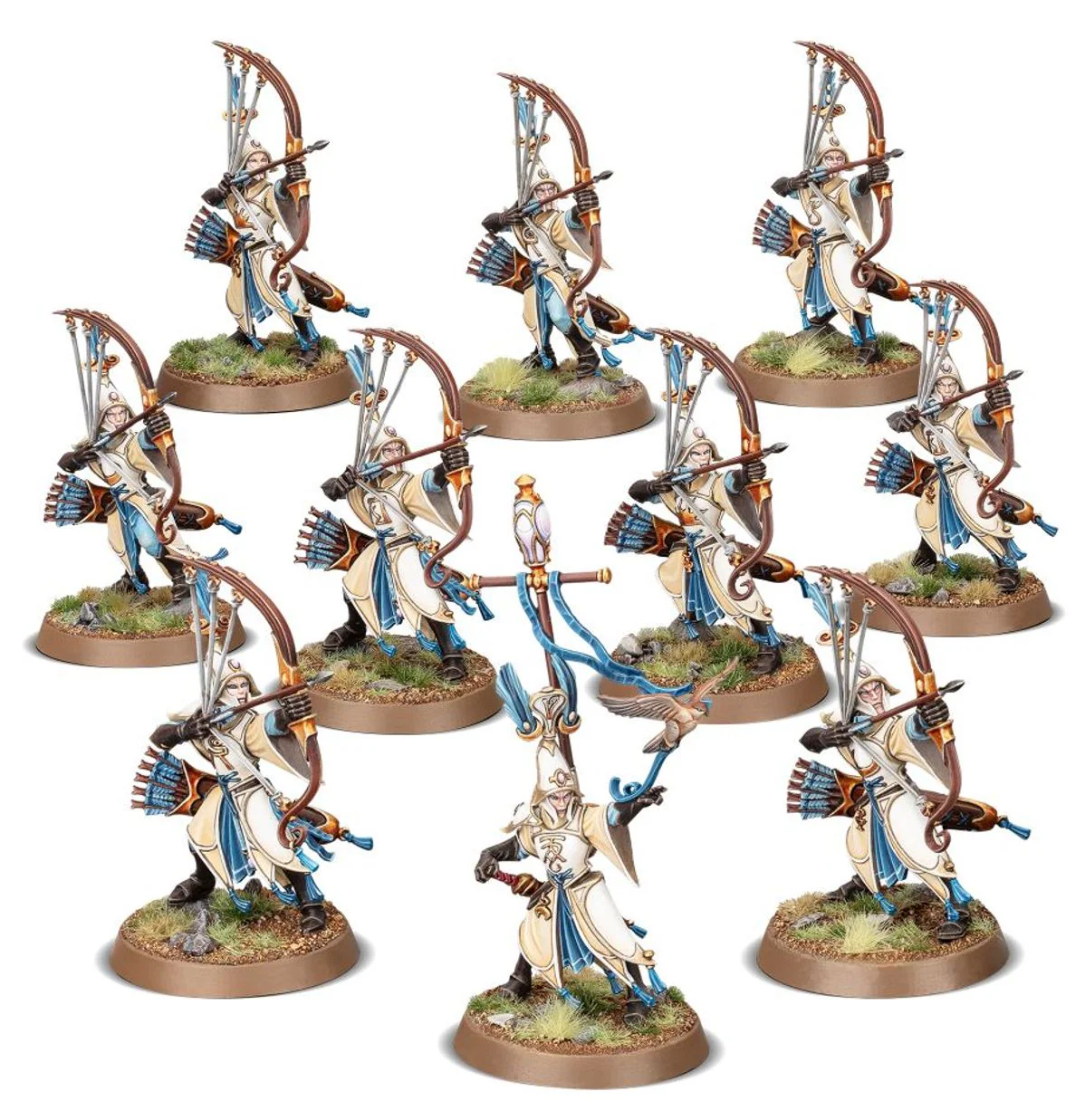 Warhammer Age of Sigmar Lumineth Realm Lords Vanari Auralan Sentinels - Image 2