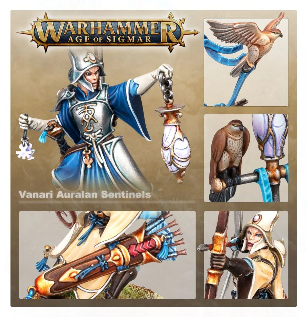 Warhammer Age of Sigmar Lumineth Realm Lords Vanari Auralan Sentinels - Image 4