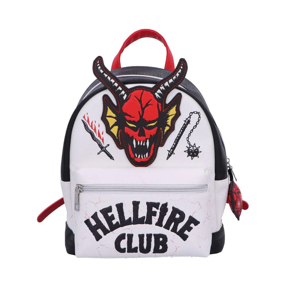 Zainetto Hellfire Club Stranger Things Bianco 28 cm