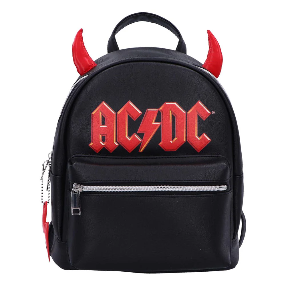 Zaino Nero Similpelle AC DC