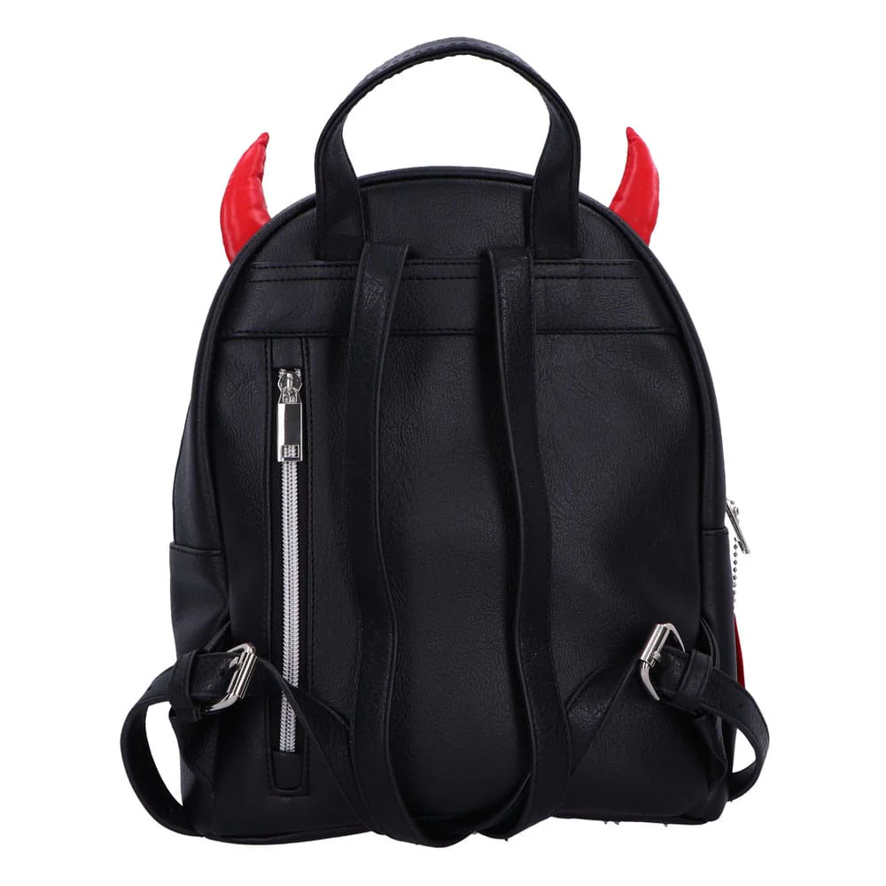 Zaino Nero Similpelle AC DC - Image 2