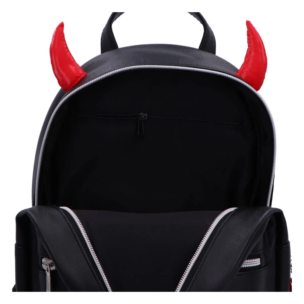 Zaino Nero Similpelle AC DC - Image 4